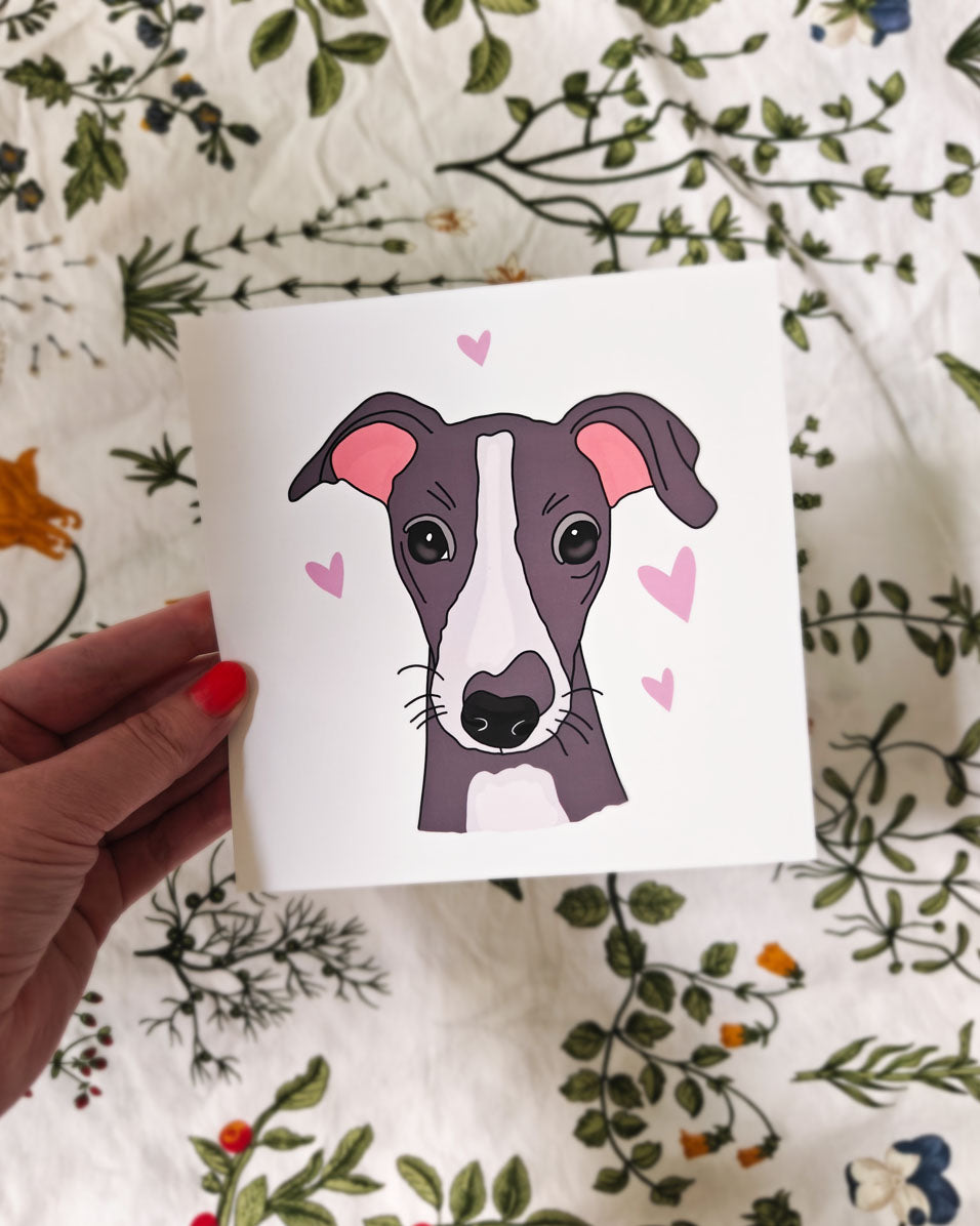 Italian Greyhound Art Print – 6x6 Wall Art