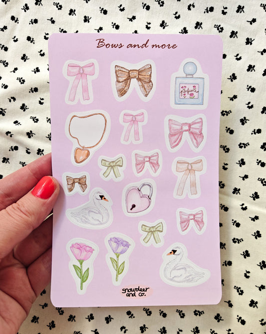 Bows Sticker Sheet