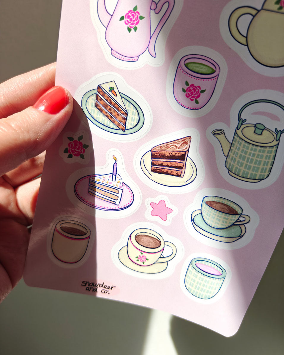 Tea Party Sticker Sheet