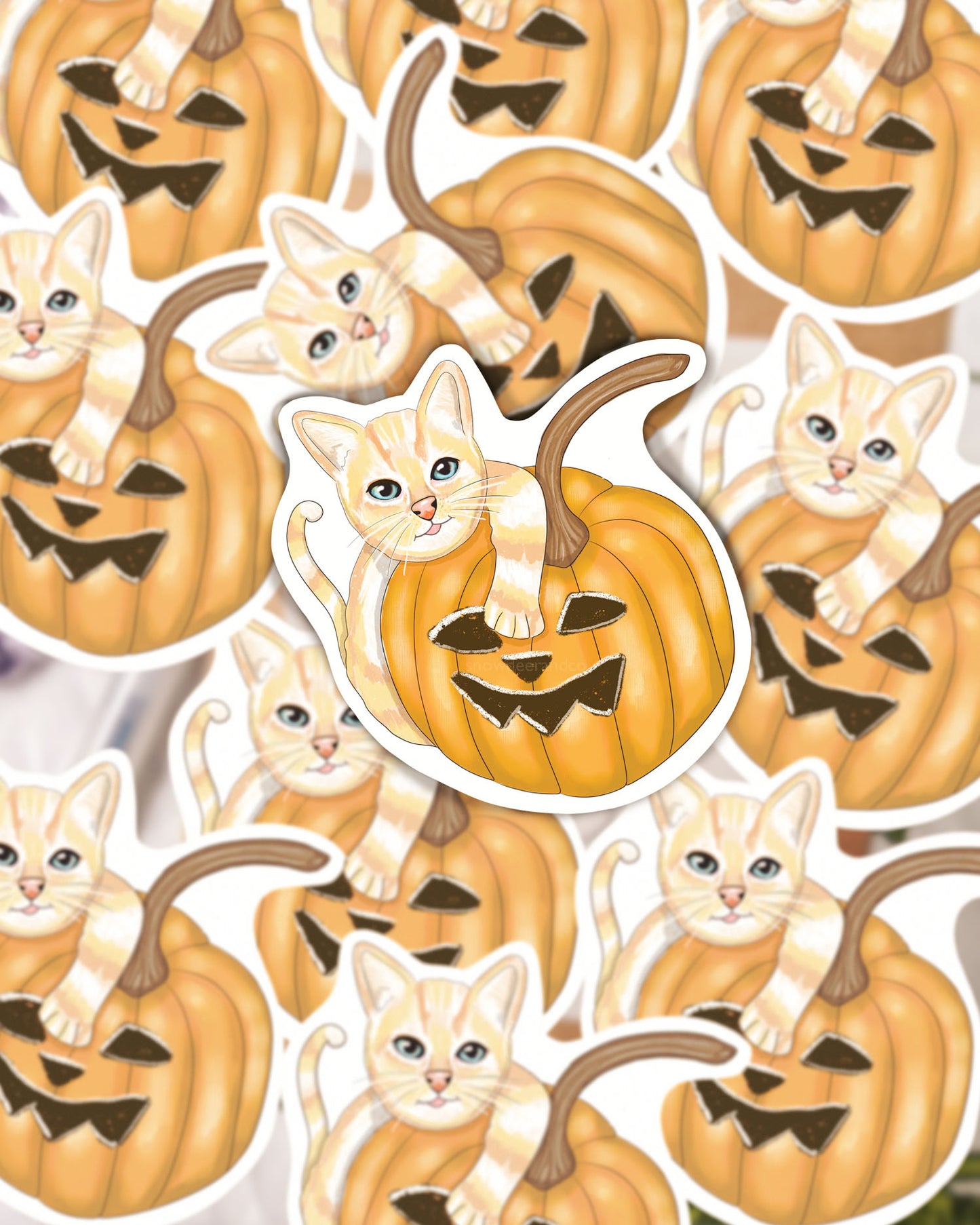 Halloween Cat Sticker