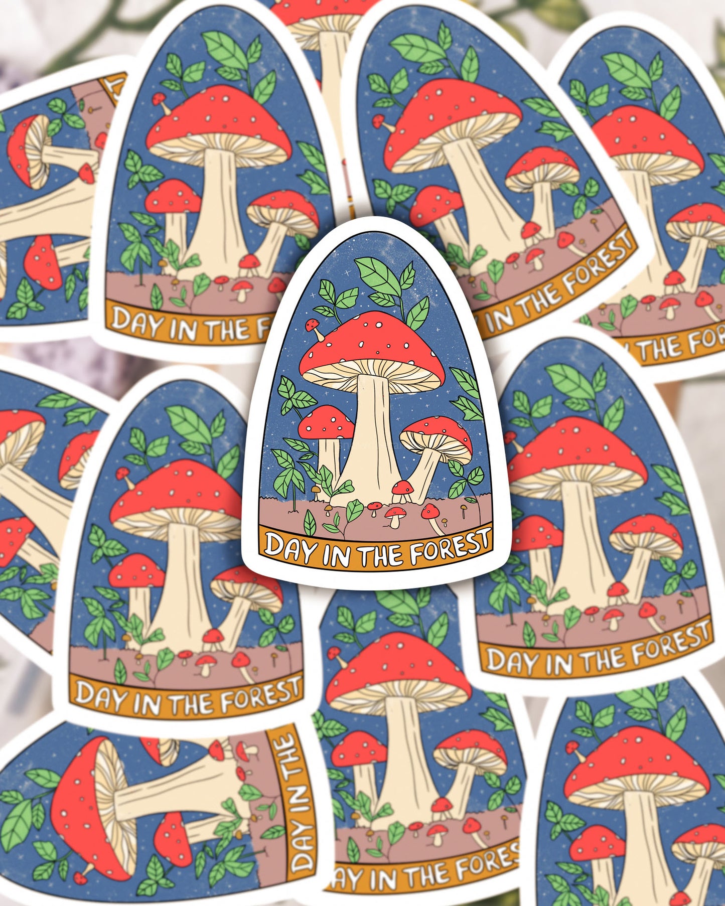 Mushroom Forest Fantasy Sticker