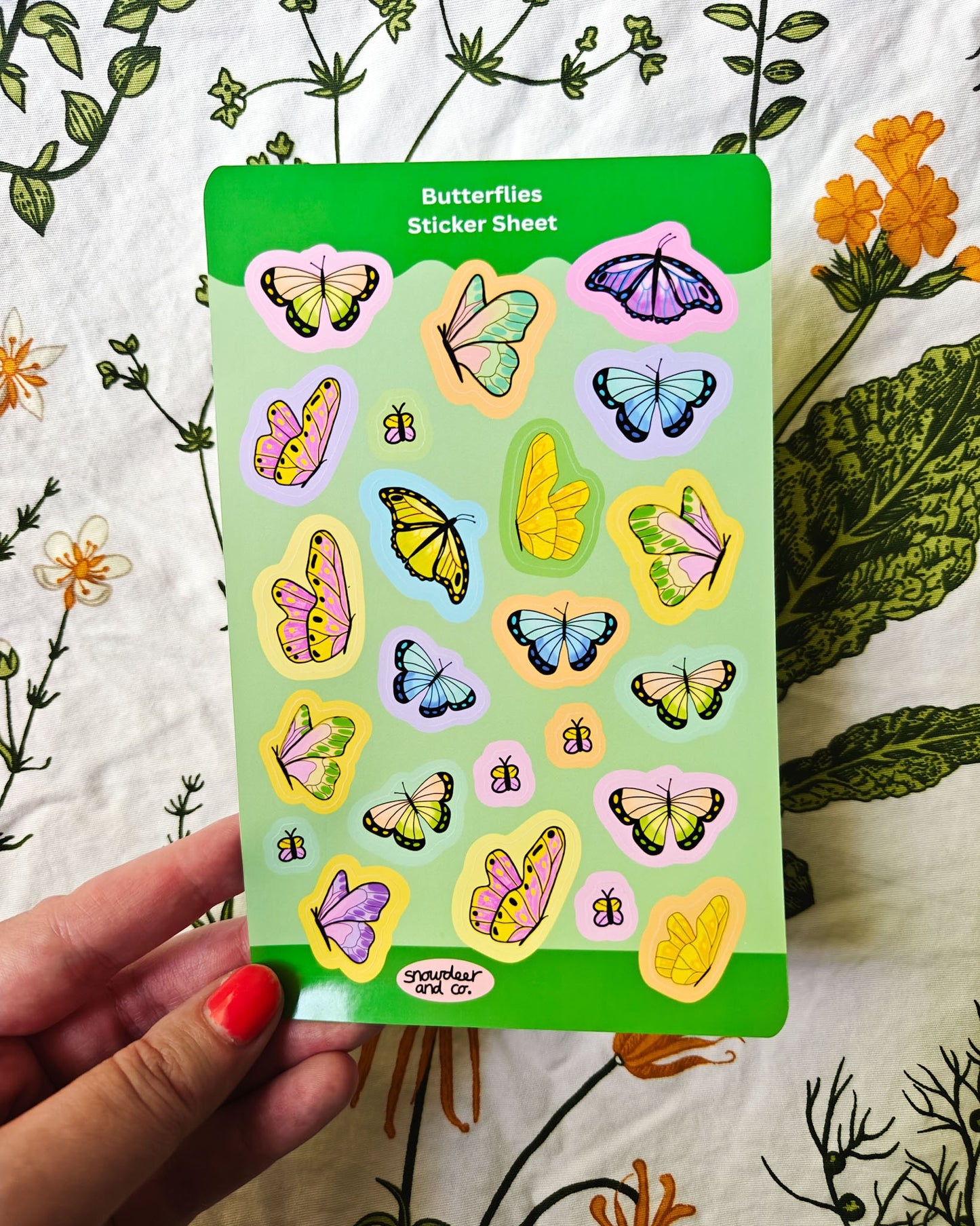 Butterflies Sticker Sheet